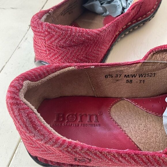Born Mary Jane Women's Shoes Size 6.5 Herringbone Reddish - Picture 11 of 16